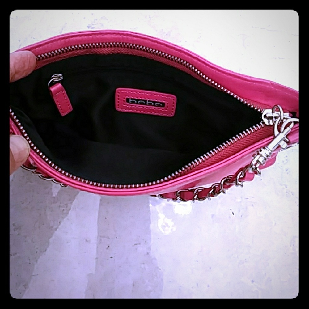 bebe Pink Leather Bag - Picture 3 of 6